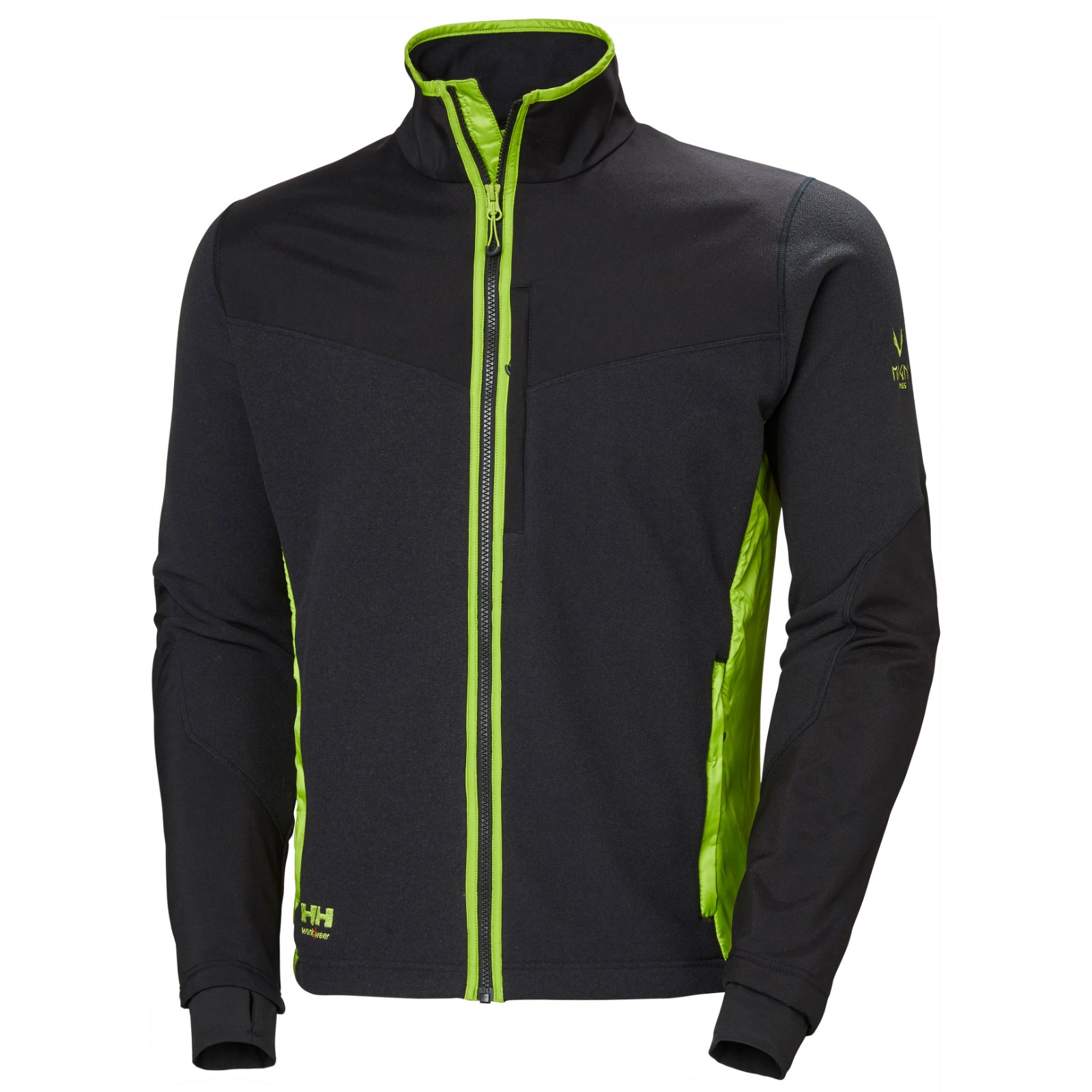 Bluza Helly Hansen Magni Fleece, negru lime, M