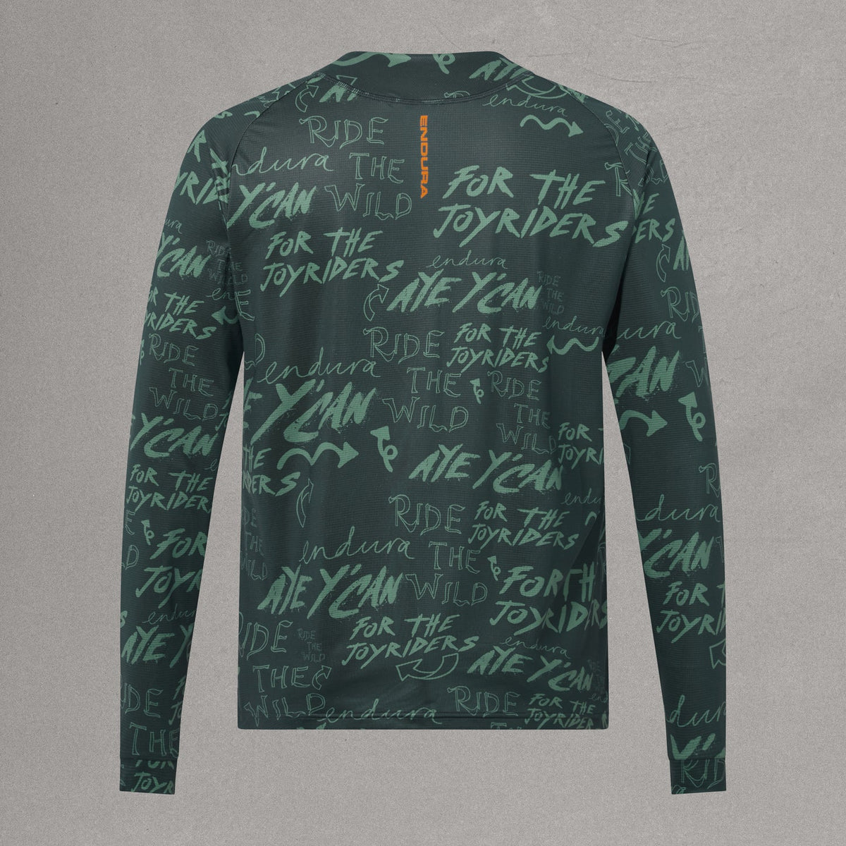 Bluza pentru barbati ENDURA SINGLETRACK L S PRINT - CARBON GREY