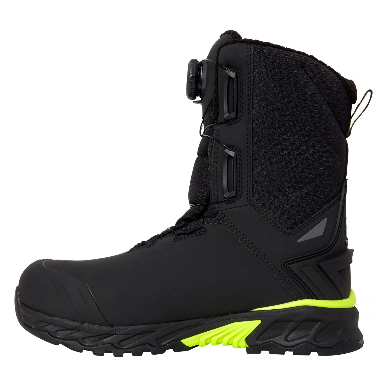 Bocanci protectie Helly Hansen Magni Evolution Winter Tall BOA S7L HT, negru lime, 35