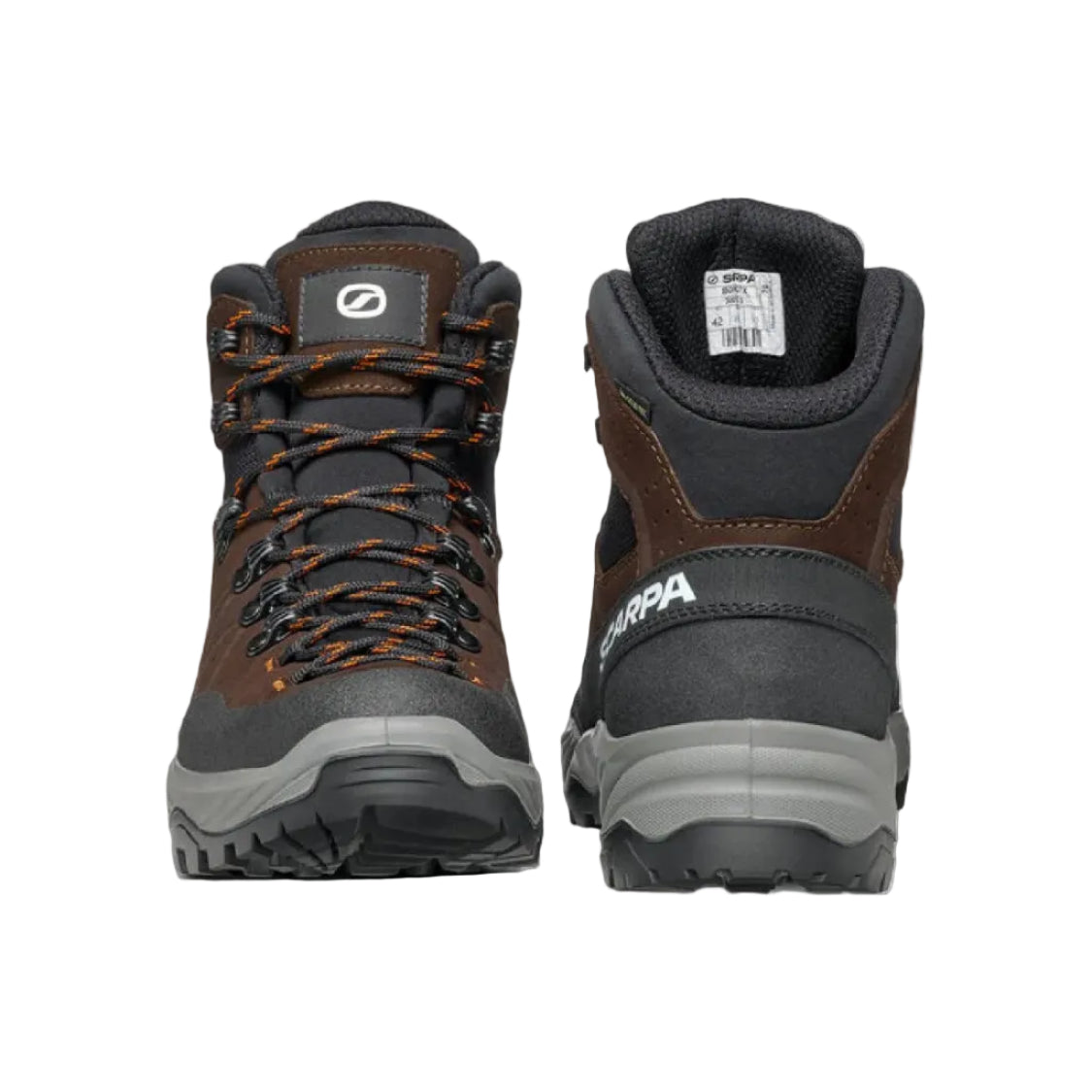 Scarpa Boreas Gore-Tex Mud Orange Ghete Drumetie Femei