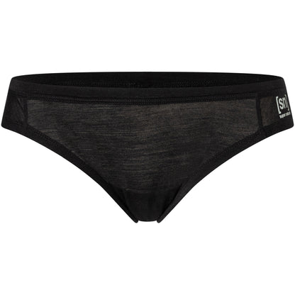 Lenjerie Merino pentru femei SN Super.Natural TUNDRA175 THONG Jet Black