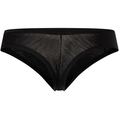 Lenjerie Merino pentru femei SN Super.Natural TUNDRA175 THONG Jet Black