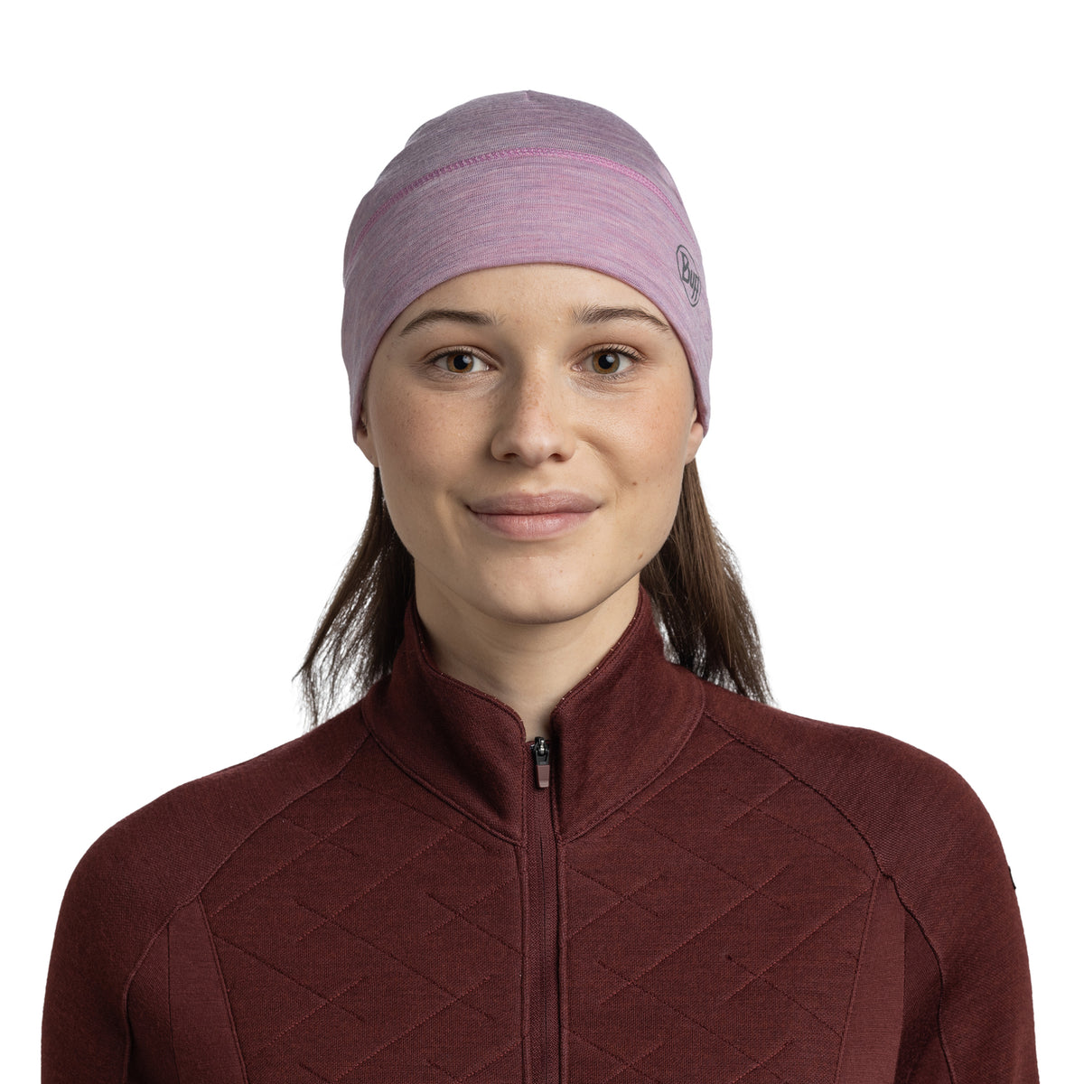 Caciula BUFF Merino LIGHT Solid Pansy