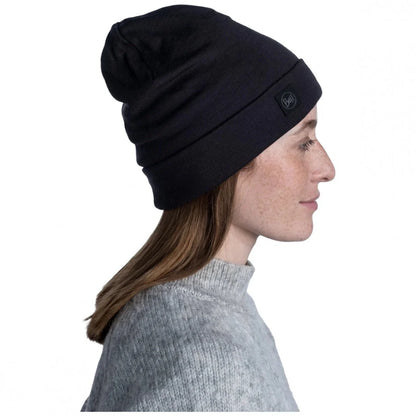 Buff Heavyweight – Căciulă Merino Solid Black