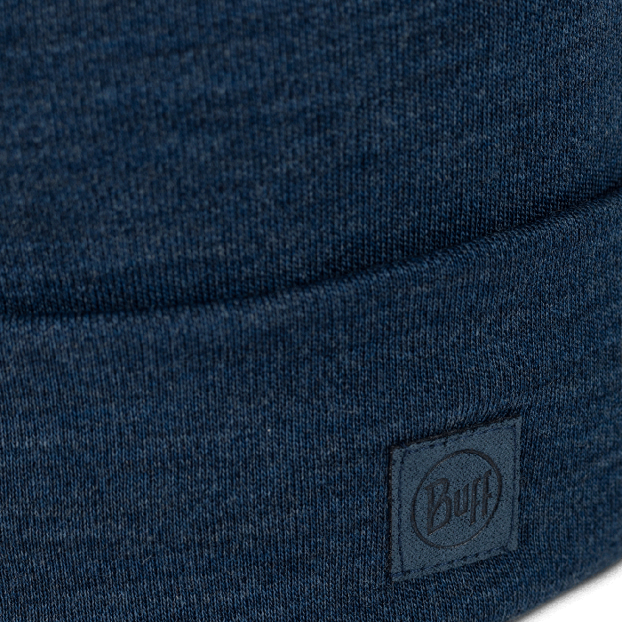 Buff Heavy – Căciulă Lână Merino Solid Night Blue