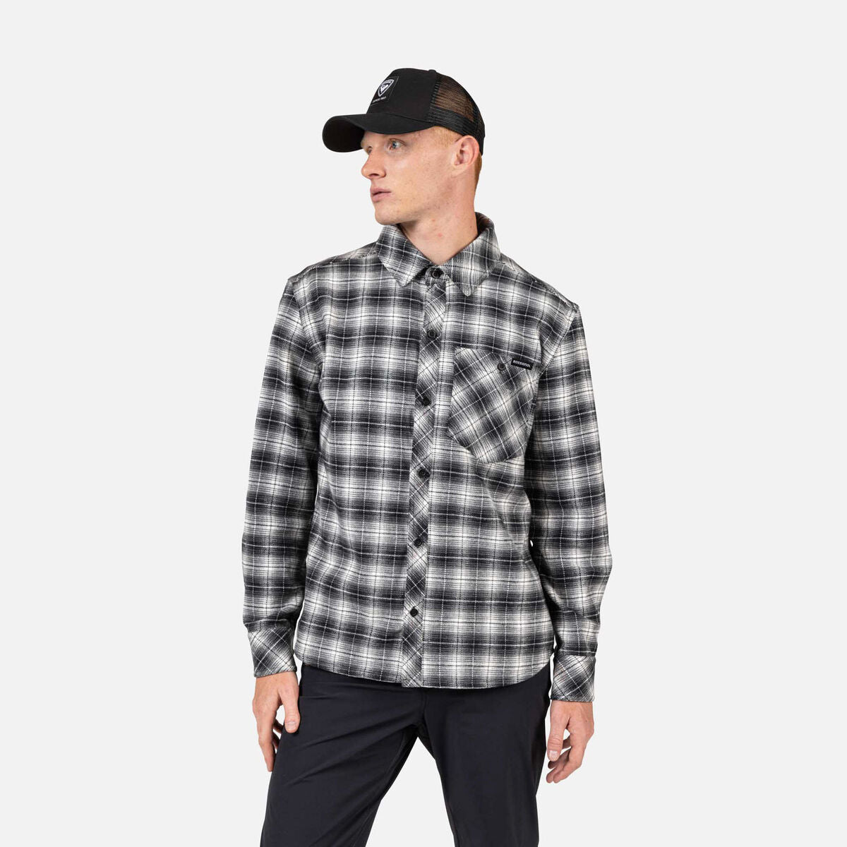 Camasa barbati Rossignol Ranch Plaid Shirt Black