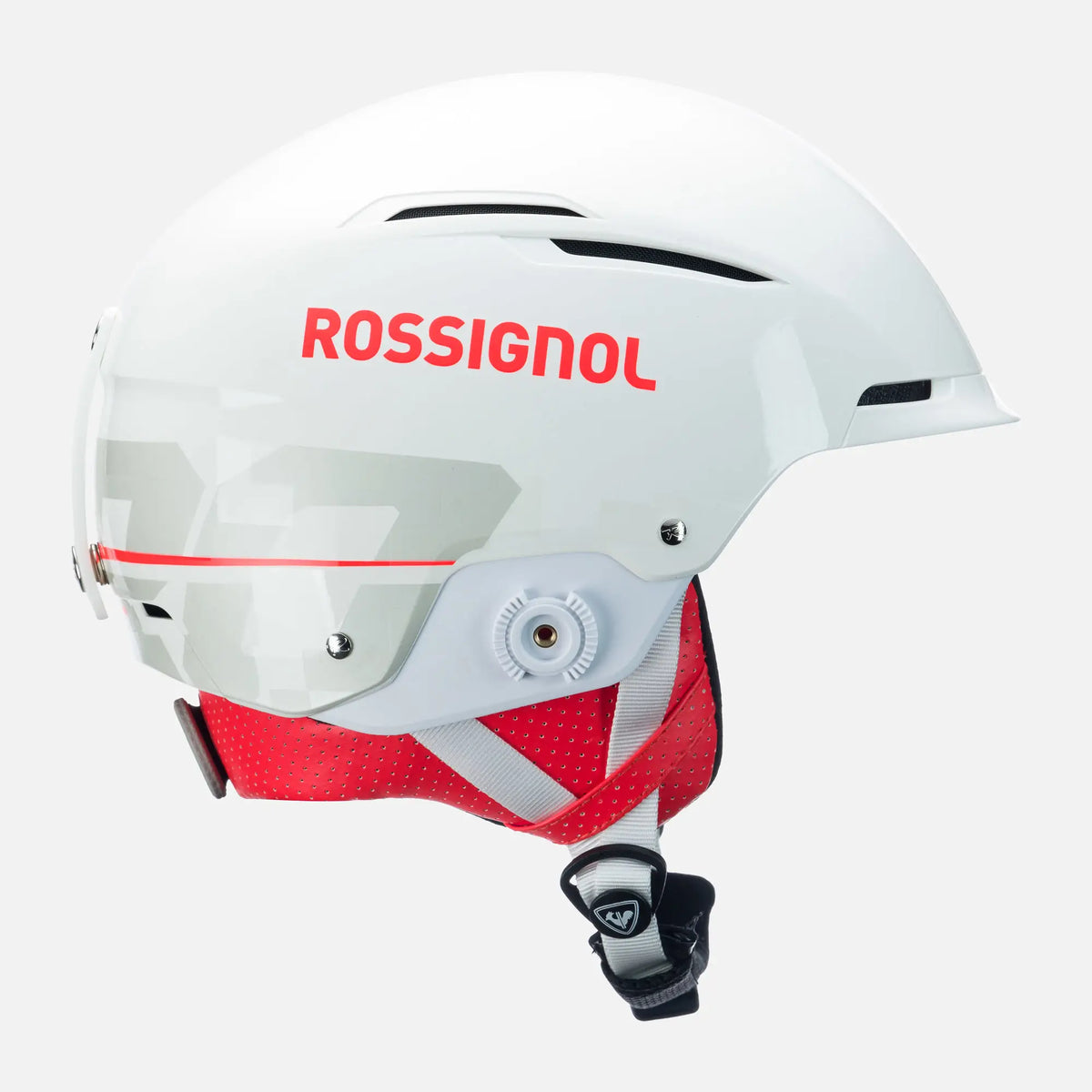 Casca schi barbati Rossignol HERO SLALOM impacts White+Chinguard