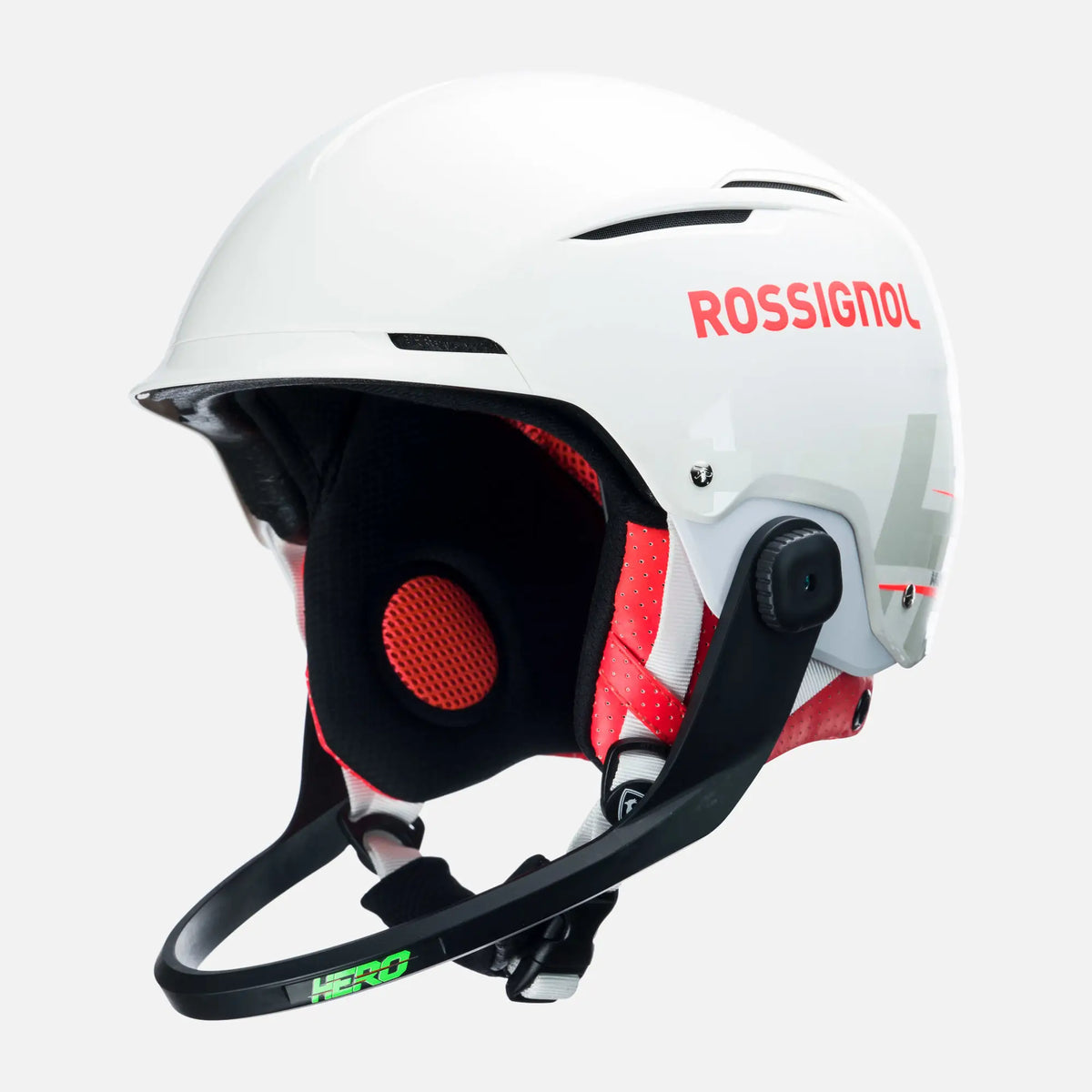 Casca schi barbati Rossignol HERO SLALOM impacts White+Chinguard