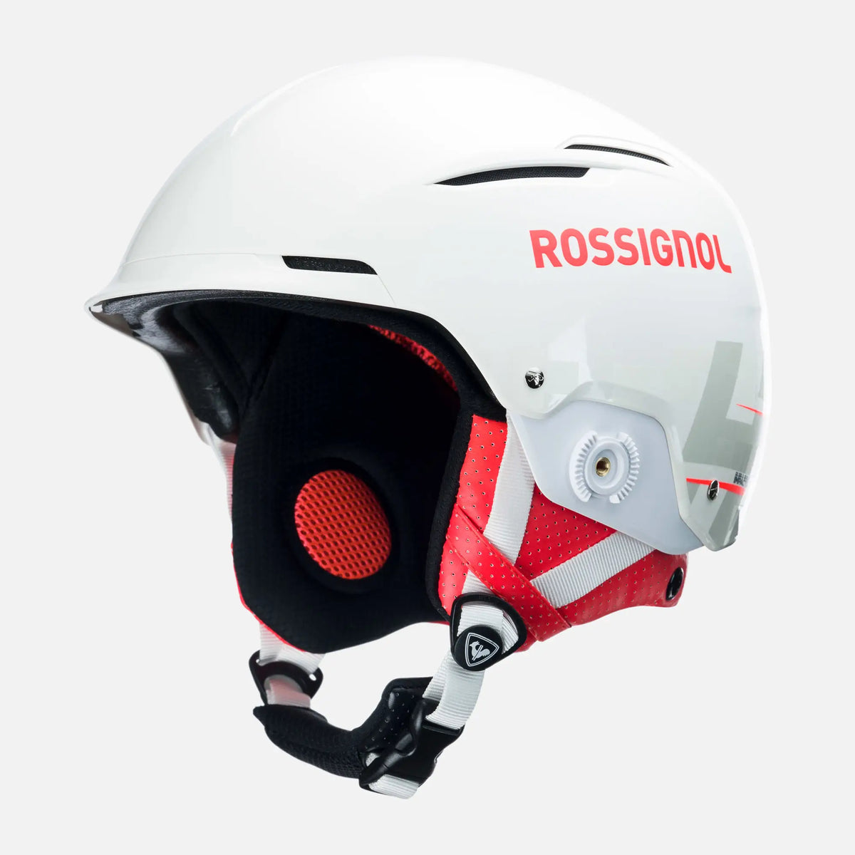 Casca schi barbati Rossignol HERO SLALOM impacts White+Chinguard