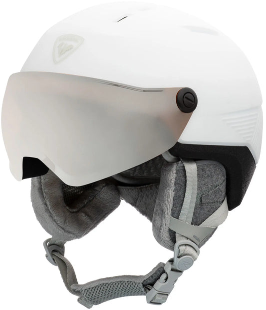 Casca schi dama Rossignol W FIT VISOR impacts White