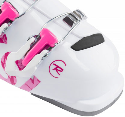 Clapari copii Rossignol FUN GIRL J4 White pink