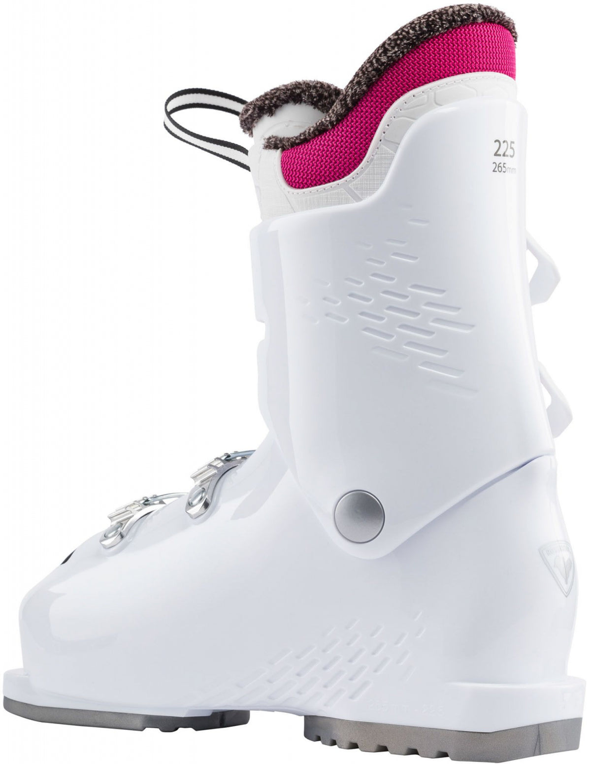 Clapari copii Rossignol FUN GIRL J4 White pink