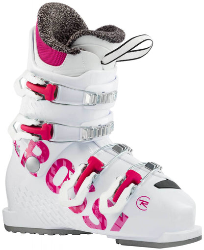 Clapari copii Rossignol FUN GIRL J4 White pink