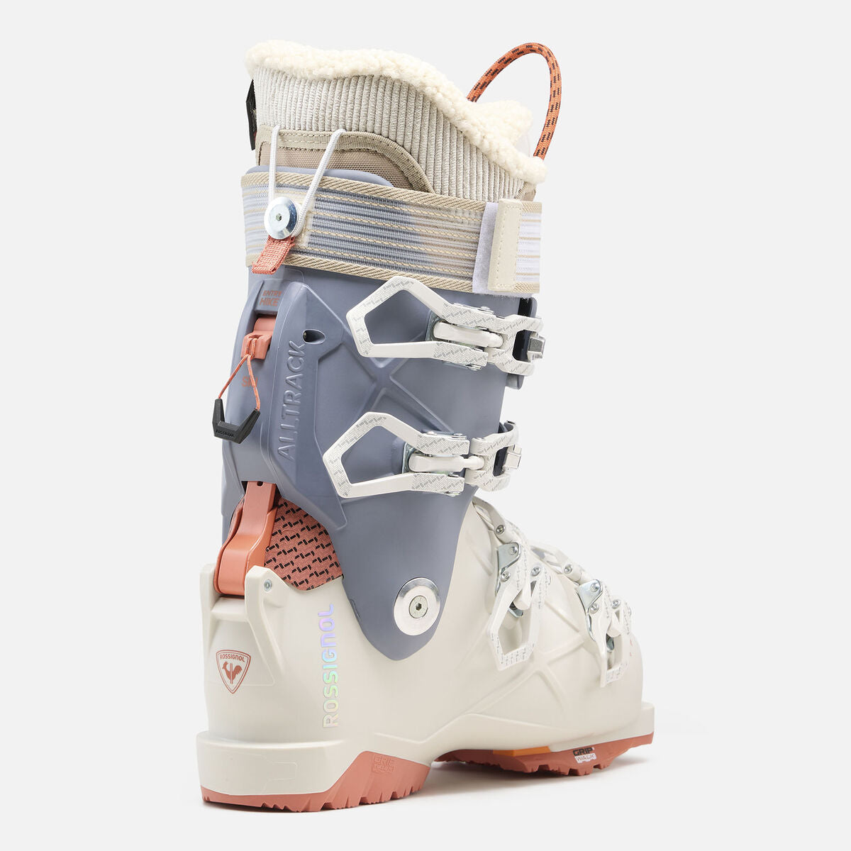 Clapari dama Rossignol Alltrack Pro 90 W Gripwalk - Beige Violet Blue