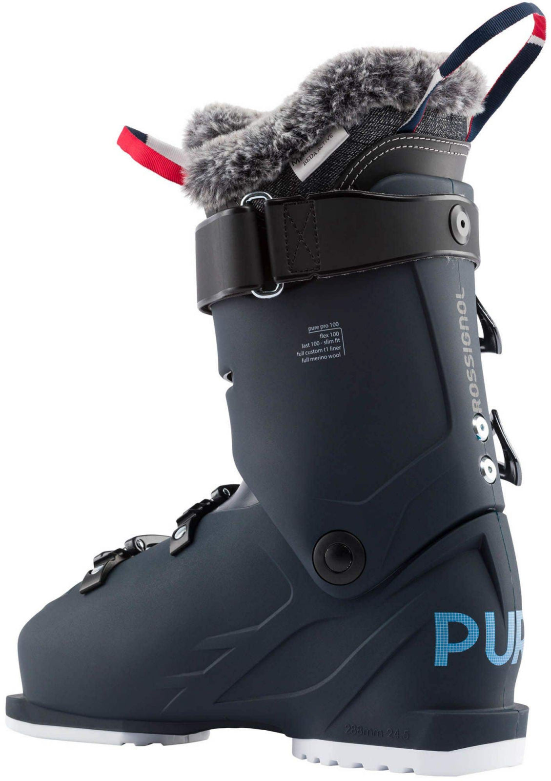Clapari dama Rossignol PURE PRO 100 - Blue black