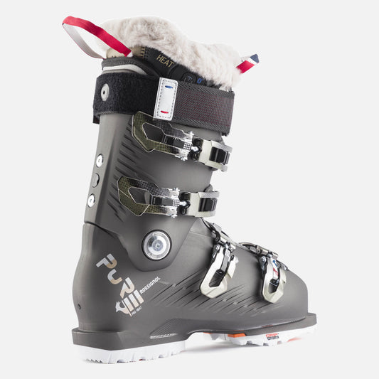 Clapari Schi Femei Rossignol Pure Pro Heat Gw ,   Metal Gold Grey