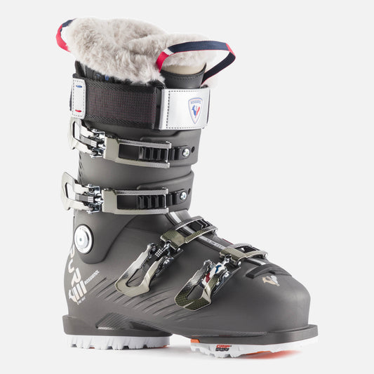 Clapari Schi Femei Rossignol Pure Pro Heat Gw ,   Metal Gold Grey