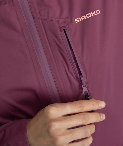 Siroko Velora – Jachetă Drumetie Impermeabilă Femei Purple