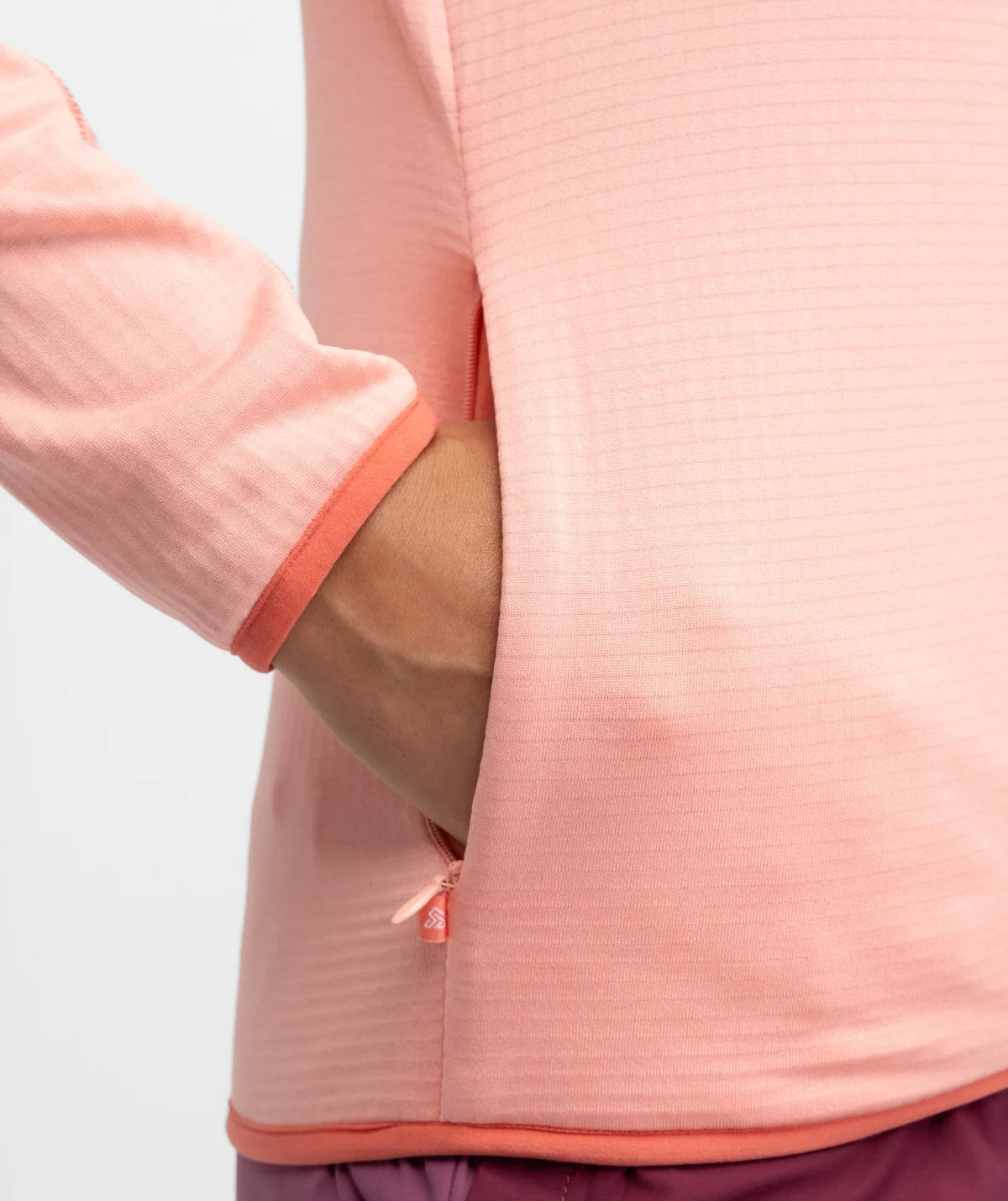 Siroko – Jachetă Fleece cu Glugă Femei Ember Pink