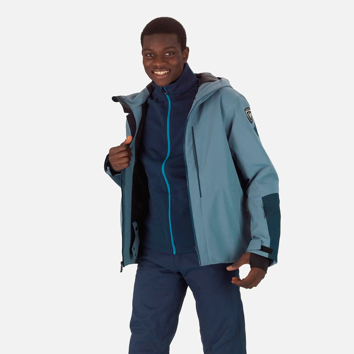 Geaca schi barbati Rossignol FONCTION Blue grey