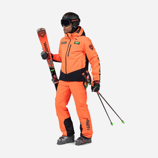 Geaca schi barbati Rossignol HERO BLACKSIDE Insulated Neon Red