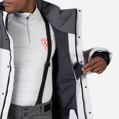 Geaca schi barbati Rossignol HERO VELIKA Insulated Soft Grey