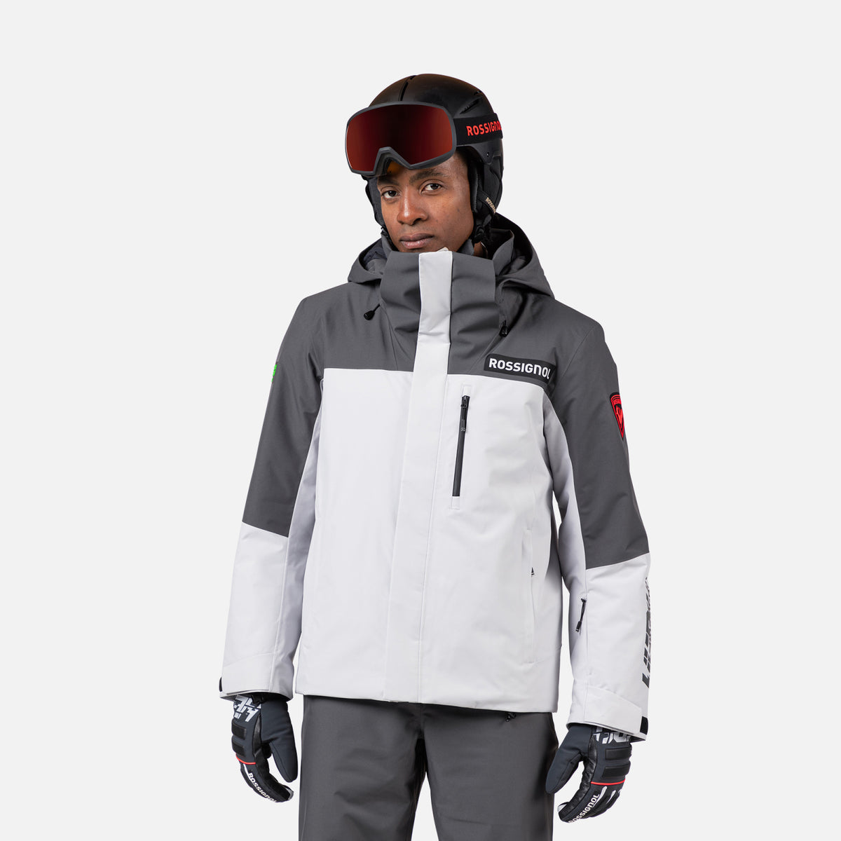 Geaca schi barbati Rossignol HERO VELIKA Insulated Soft Grey