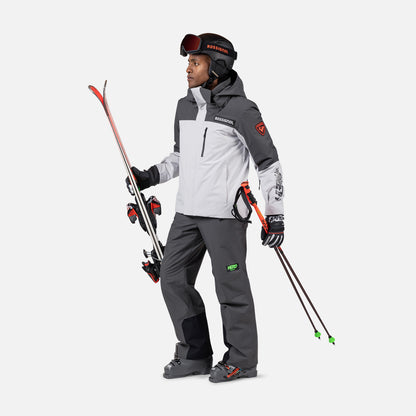 Geaca schi barbati Rossignol HERO VELIKA Insulated Soft Grey