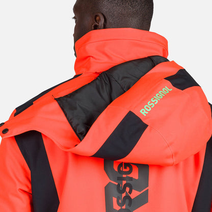 Geaca schi barbati Rossignol HERO VELIKA Neon red