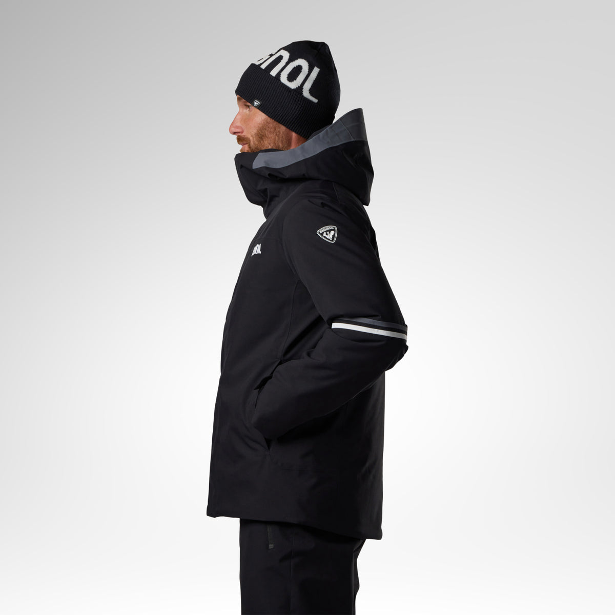 Geaca schi barbati Rossignol - M Strawpile insulated - Black