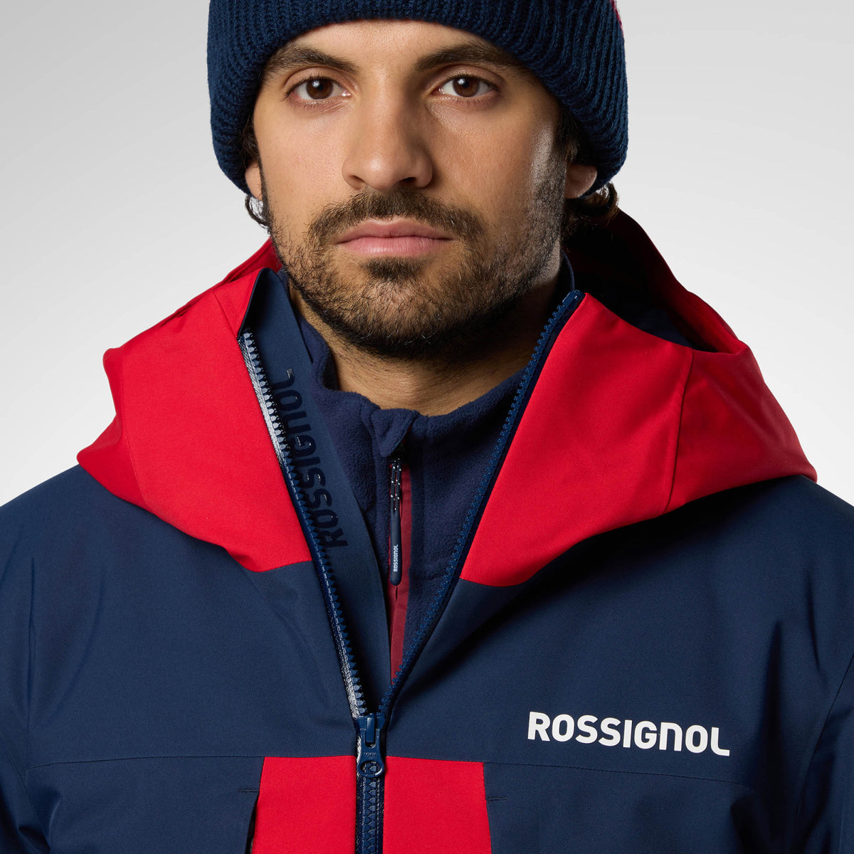 Geaca schi barbati Rossignol - M Velika insulated - Sports red dark navy