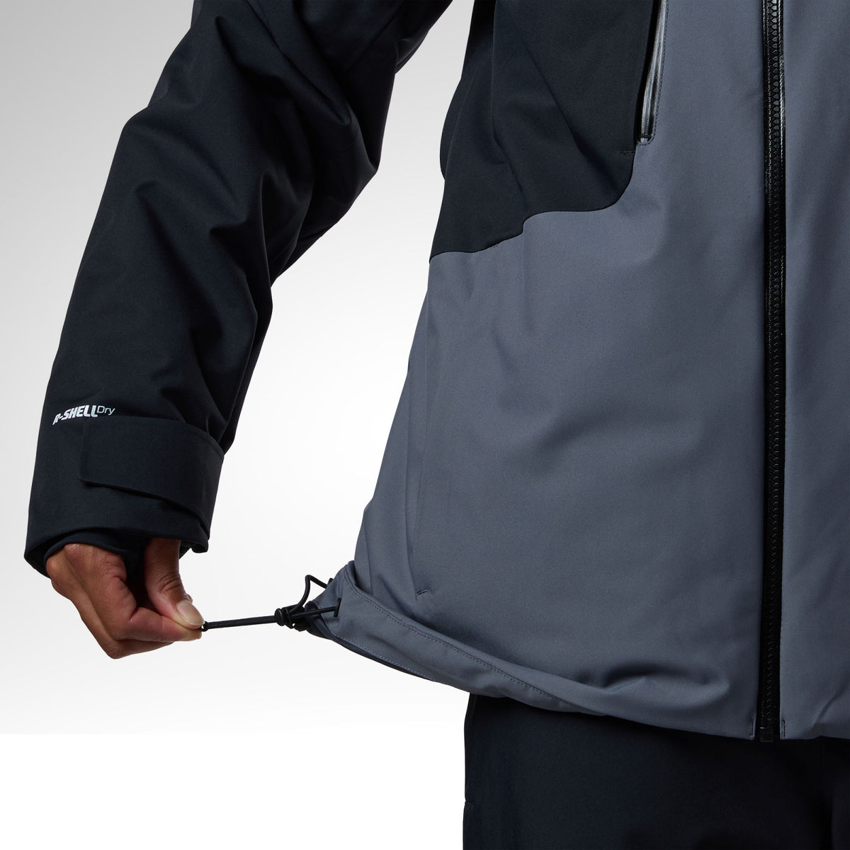 Geaca schi barbati Rossignol - M Velika insulated - Turbulence black