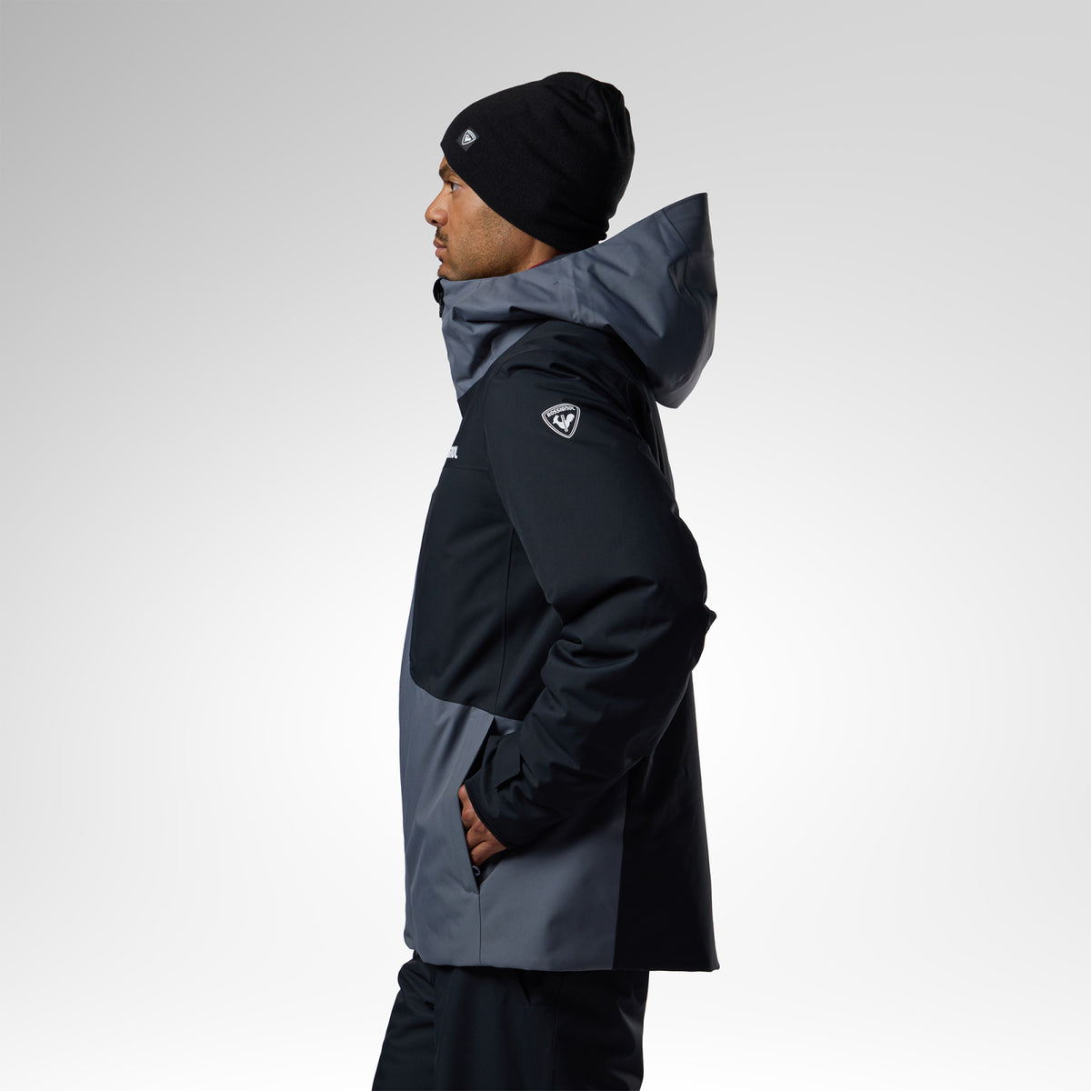 Geaca schi barbati Rossignol - M Velika insulated - Turbulence black