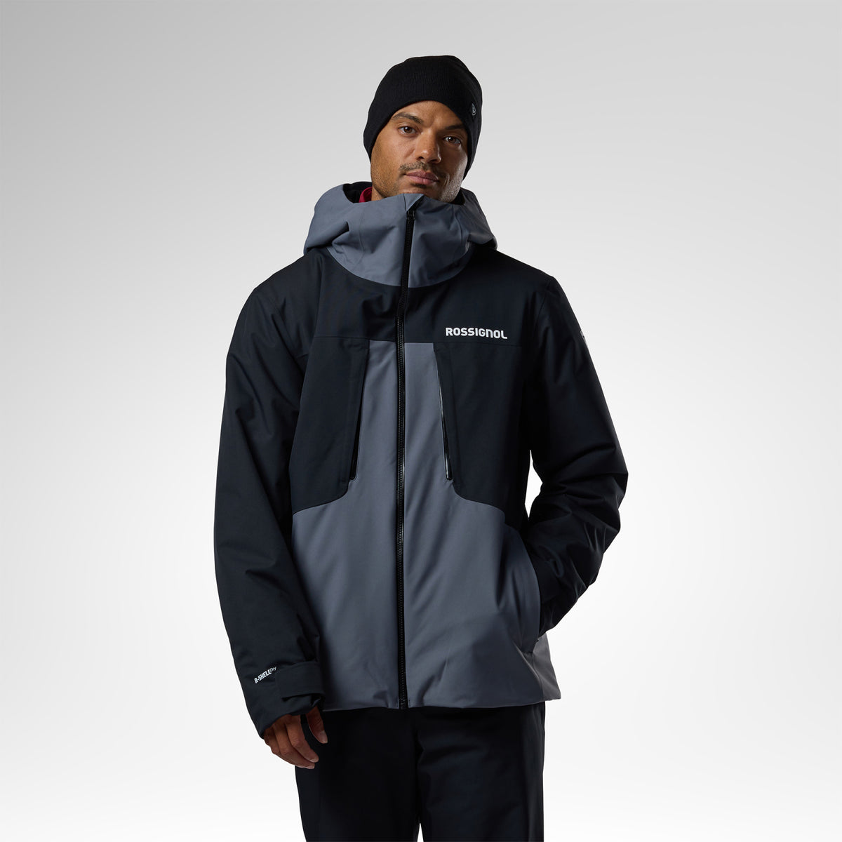 Geaca schi barbati Rossignol - M Velika insulated - Turbulence black