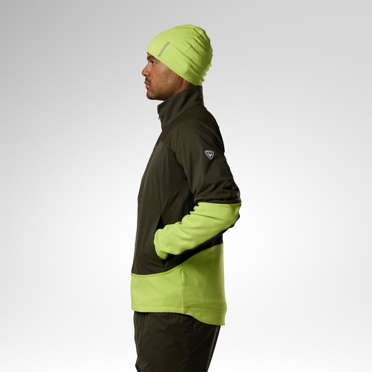 Geaca schi barbati Rossignol - M Venon softshell - Olive shadow