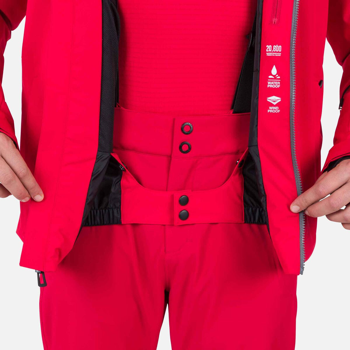 Geaca schi barbati Rossignol STRAWPILE Sports red