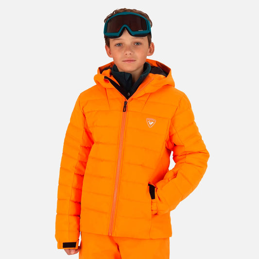 Geaca schi copii Rossignol BOY RAPIDE Oxy orange