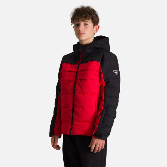 Geaca schi copii Rossignol BOY POLYDOWN Sports red