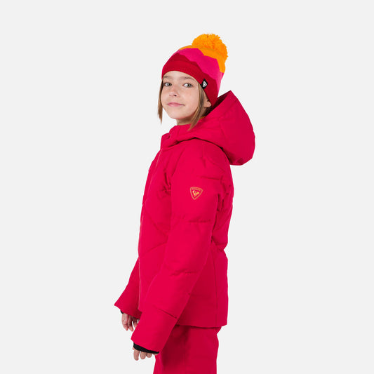 Geaca schi copii Rossignol GIRL STACI Ruby red