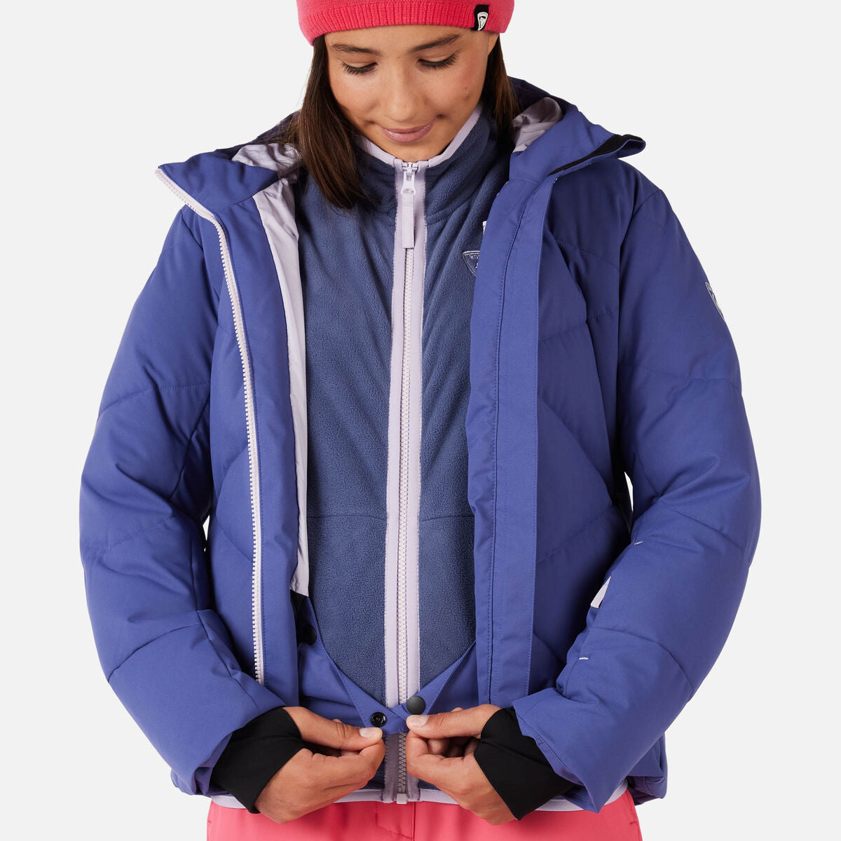 Geaca schi copii Rossignol GIRL STACI Future Blue