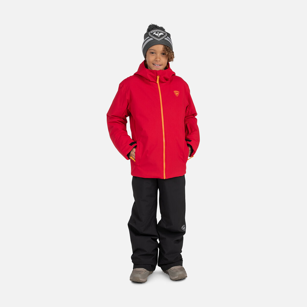Geaca schi copii Rossignol JR STRAWPILE Ruby red