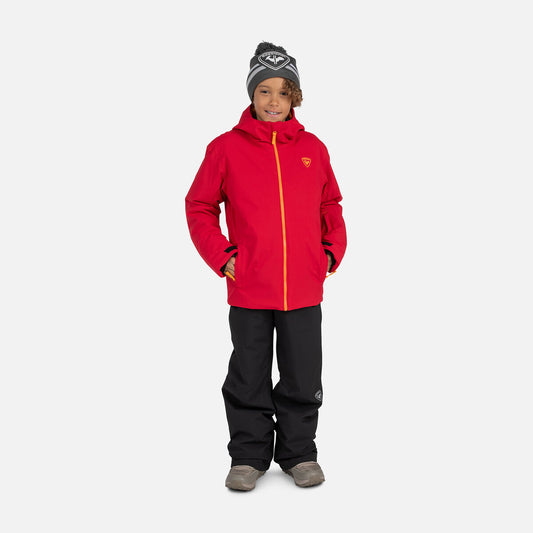 Geaca schi copii Rossignol JR STRAWPILE Ruby red