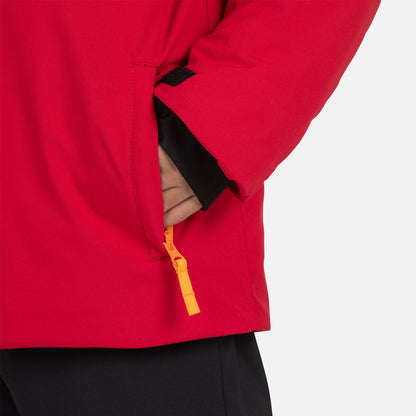 Geaca schi copii Rossignol JR STRAWPILE Ruby red
