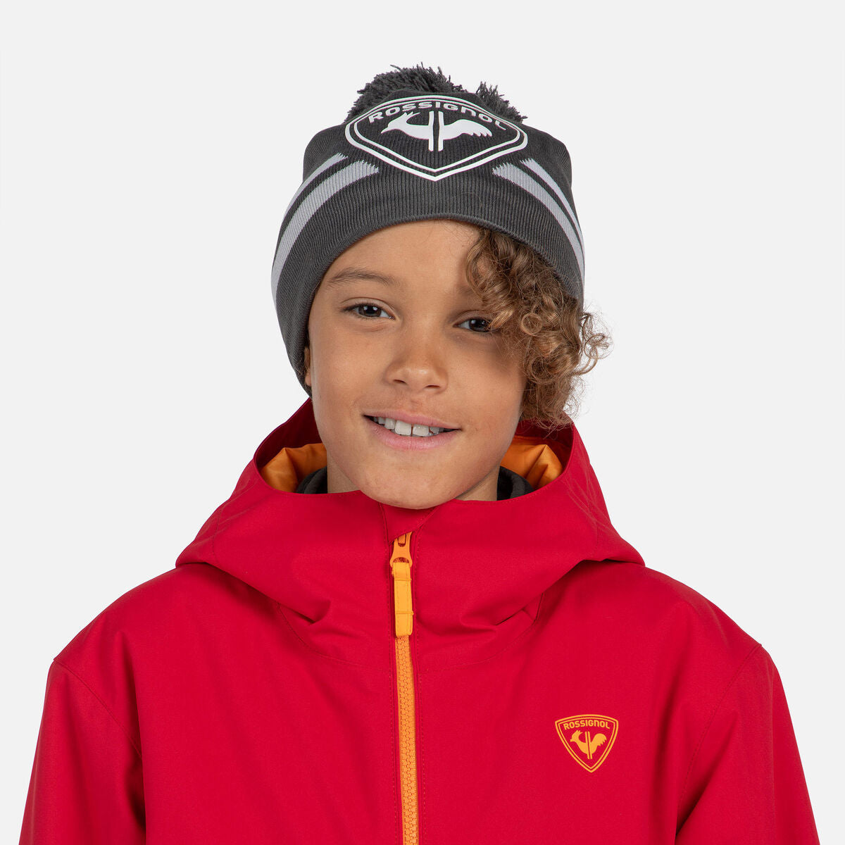 Geaca schi copii Rossignol JR STRAWPILE Ruby red