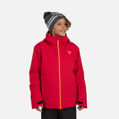 Geaca schi copii Rossignol JR STRAWPILE Ruby red
