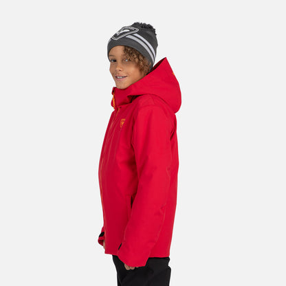Geaca schi copii Rossignol JR STRAWPILE Ruby red