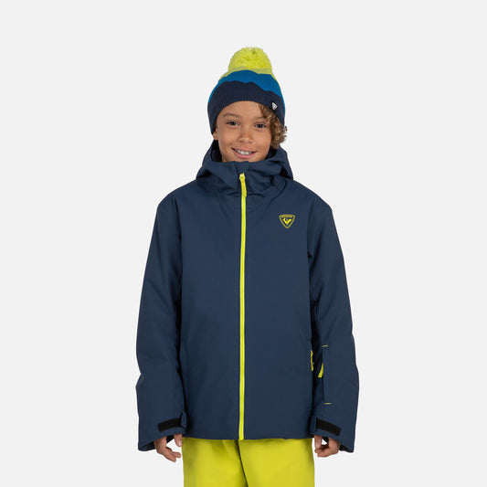 Geaca schi copii Rossignol JR STRAWPILE Dark navy