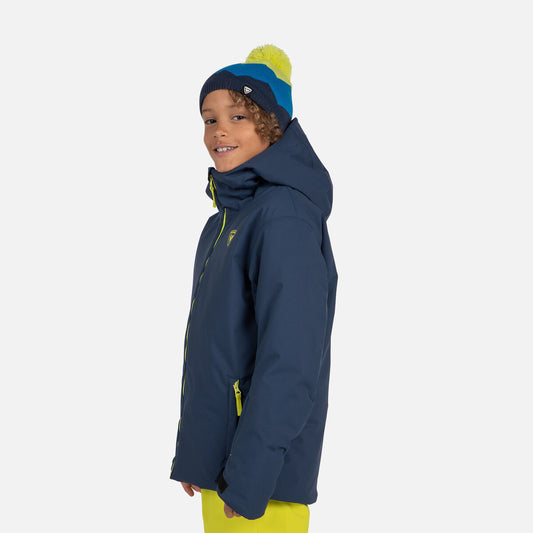 Geaca schi copii Rossignol JR STRAWPILE Dark navy