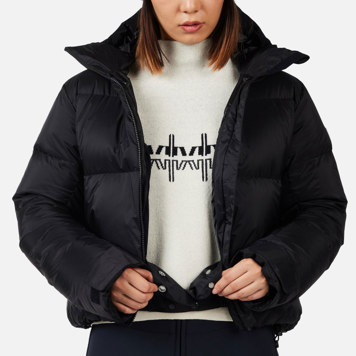 Geaca schi dama Rossignol DAILLE DOWN Black