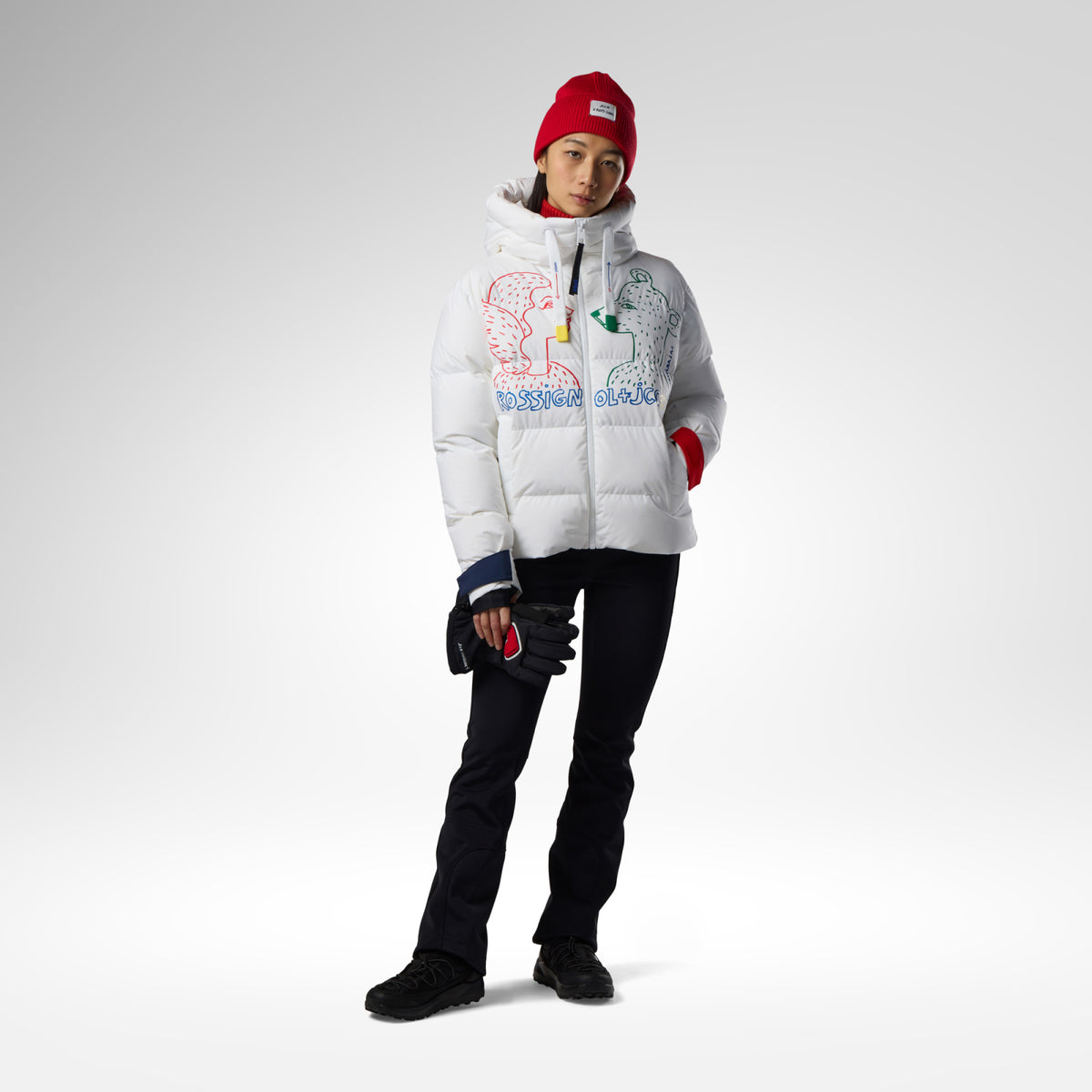 Geaca schi dama Rossignol JCC W Allsnow down ski jacket White
